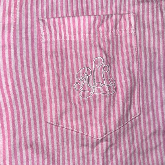 Ralph Lauren Pink Striped Button-Up Shirt - Picture 4 of 7